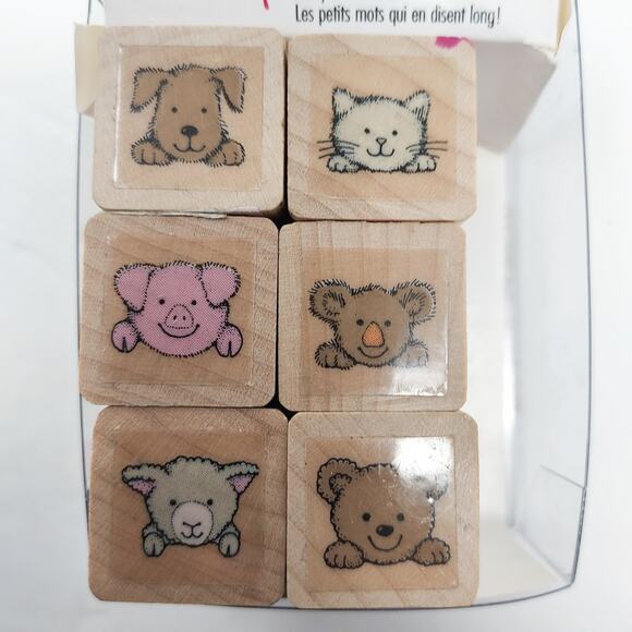 ⭐️5/$20 (6) Mini Animal Stamp Set - Picture 1 of 3